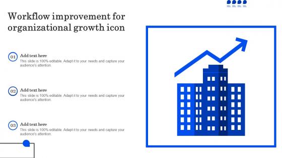 Workflow Improvement For Organizational Growth Icon