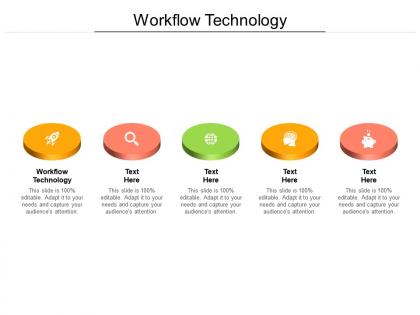 Workflow technology ppt powerpoint presentation pictures designs download cpb