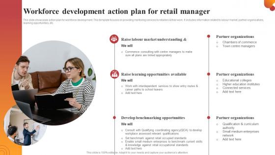 Workforce Development Action Plan For Retail Manager