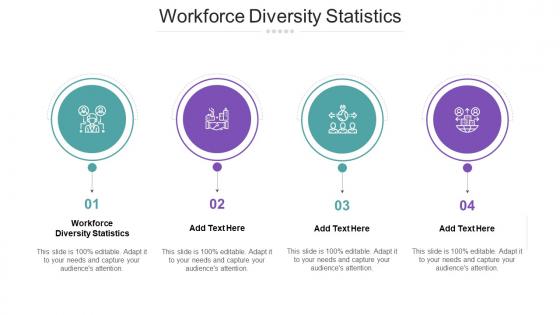 Workforce Diversity Statistics In Powerpoint And Google Slides Cpb