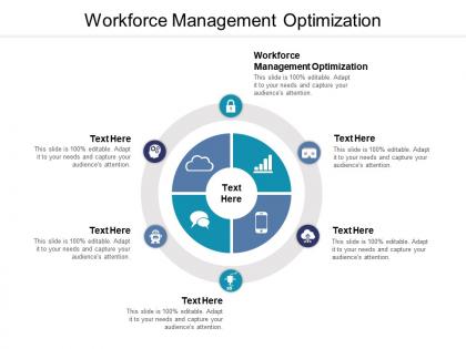 Workforce management optimization ppt powerpoint presentation show summary cpb