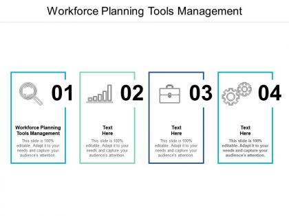 Workforce planning tools management ppt powerpoint presentation infographic template cpb