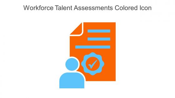 Workforce Talent Assessments Colored Icon In Powerpoint Pptx Png And Editable Eps Format