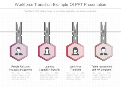 Workforce transition example of ppt presentation