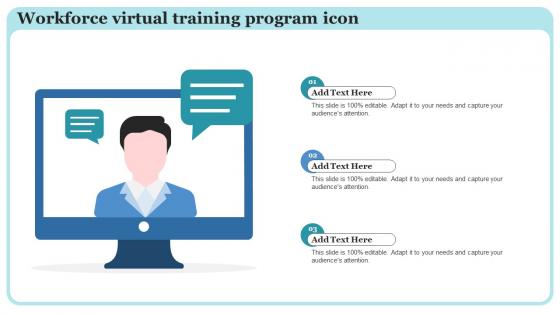 Workforce Virtual Training Program Icon
