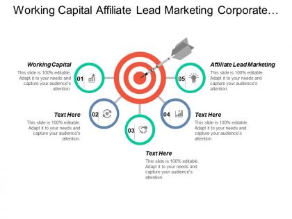 Working capital affiliate lead marketing corporate event planning cpb