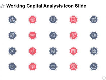 Working capital analysis icon slide winner l392 ppt powerpoint slides