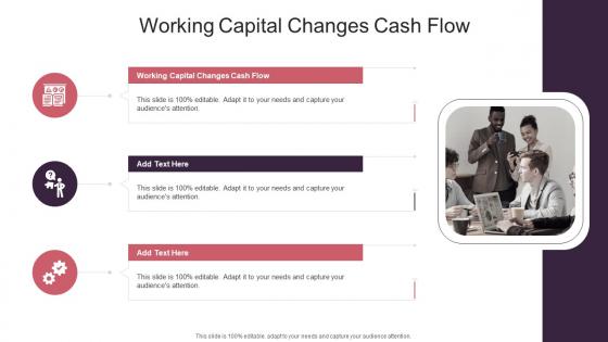 Working Capital Changes Cash Flow In Powerpoint And Google Slides Cpb