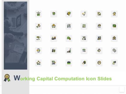 Working capital computation icon slides growth k263 powerpoint presentation infographics