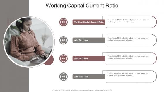 Working Capital Current Ratio In Powerpoint And Google Slides Cpb