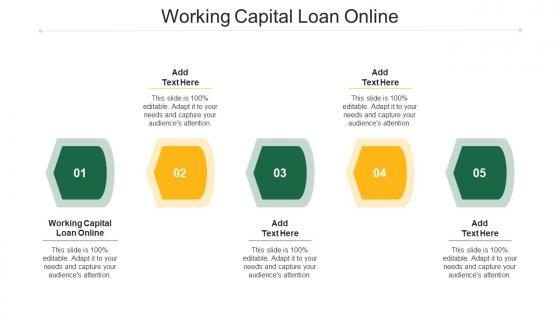 Working Capital Loan Online Ppt Powerpoint Presentation Styles Summary Cpb