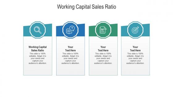 Working capital sales ratio ppt powerpoint presentation inspiration outline cpb