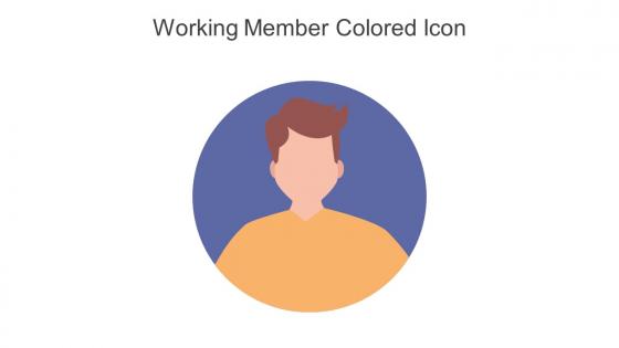 Working Member Colored Icon In Powerpoint Pptx Png And Editable Eps Format