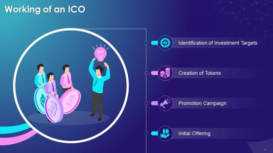 Working Of An Initial Coin Offering Training Ppt