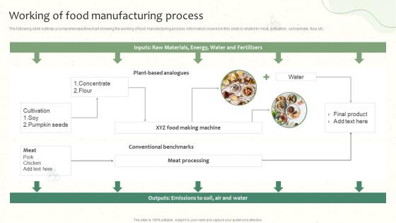 Working Of Food Manufacturing Process Launching A New Food Product
