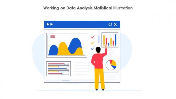 Working On Data Analysis Statistical Illustration