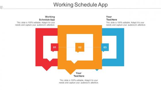 Working Schedule App Ppt Powerpoint Presentation Model Example Cpb