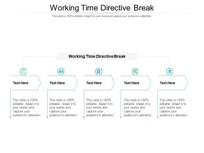 Working time directive break ppt powerpoint presentation model deck cpb