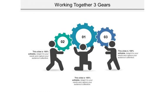 Working together 3 gears
