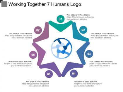 Working together 7 humans logo