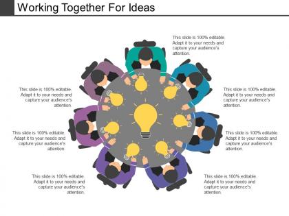 Working together for ideas