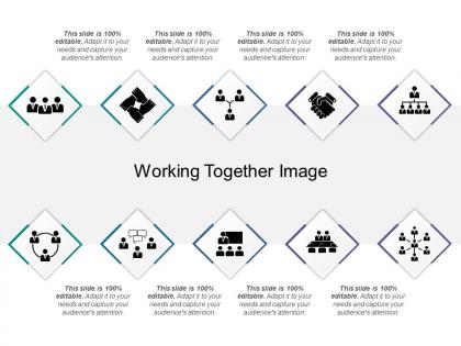 Working together image