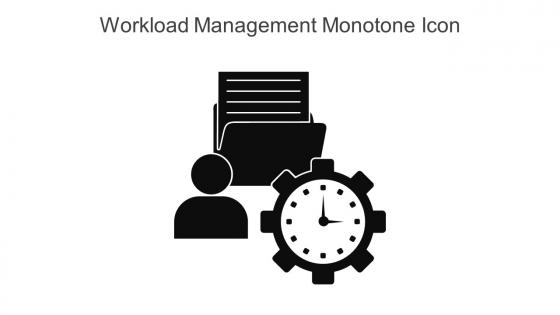 Workload Management Monotone Icon In Powerpoint Pptx Png And Editable Eps Format