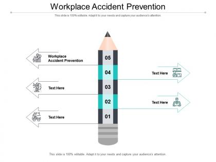 Workplace accident prevention ppt powerpoint file visual aids cpb