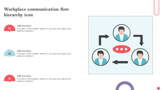 Workplace Communication Flow Hierarchy Icon