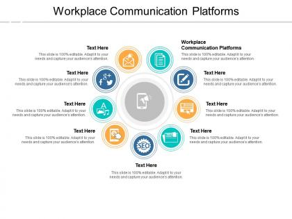 Workplace communication platforms ppt powerpoint presentation pictures cpb