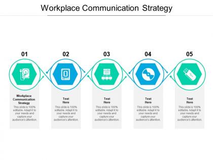 Workplace communication strategy ppt powerpoint presentation icon portfolio cpb