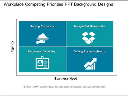 Workplace competing priorities ppt background designs