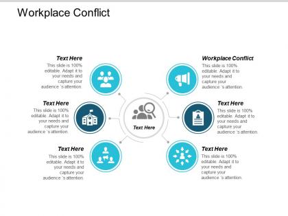 Workplace conflict ppt powerpoint presentation ideas show cpb