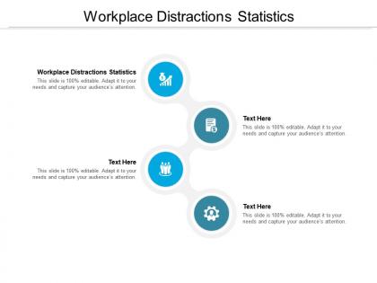 Workplace distractions statistics ppt powerpoint presentation layouts slideshow cpb