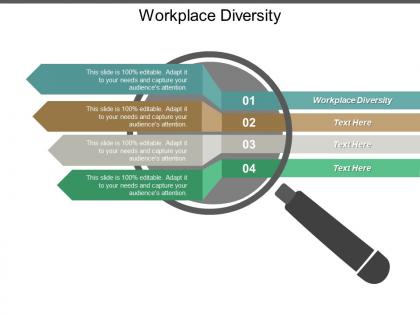 Workplace diversity ppt powerpoint presentation layouts templates cpb