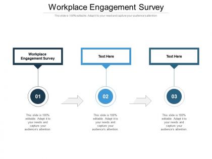 Workplace engagement survey ppt powerpoint presentation tutorials cpb