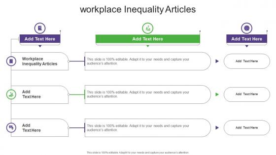 Workplace Inequality Articles In Powerpoint And Google Slides Cpb