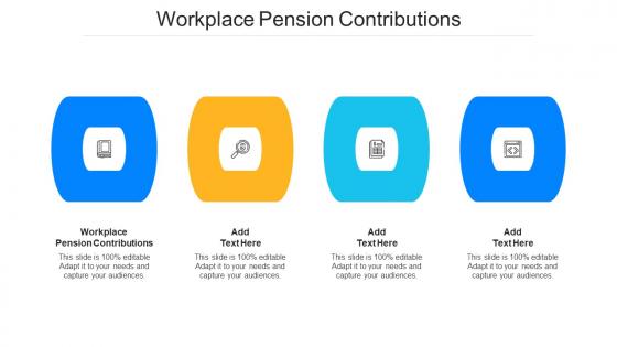 Workplace Pension Contributions Ppt Powerpoint Presentation Layouts Show Cpb