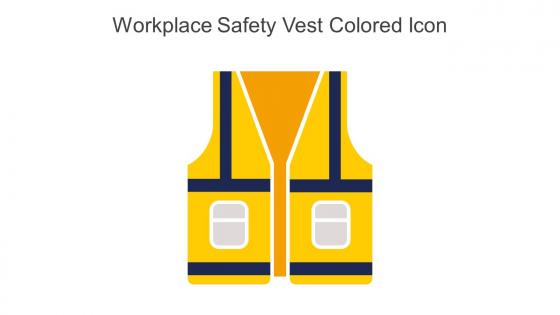 Workplace Safety Vest Colored Icon In Powerpoint Pptx Png And Editable Eps Format