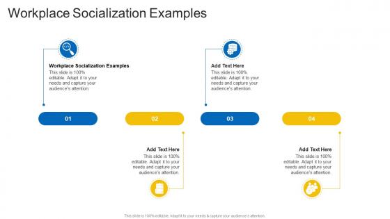 Workplace Socialization Examples In Powerpoint And Google Slides Cpb