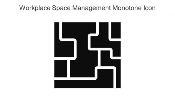 Workplace Space Management Monotone Icon In Powerpoint Pptx Png And Editable Eps Format
