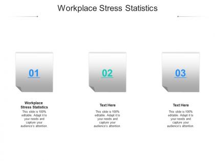 Workplace stress statistics ppt powerpoint presentation summary example cpb