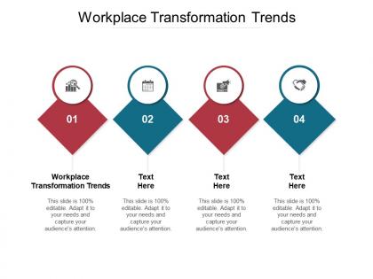 Workplace transformation trends ppt powerpoint presentation ideas grid cpb