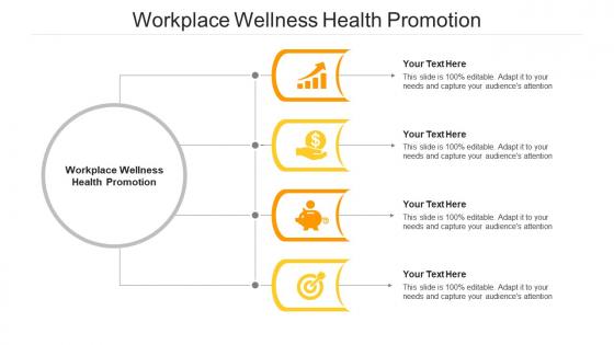 Workplace wellness health promotion ppt powerpoint presentation summary deck cpb
