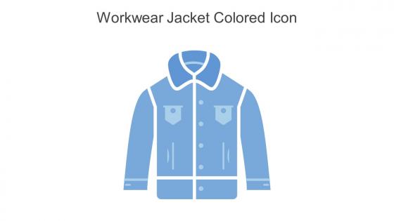 Workwear Jacket Colored Icon In Powerpoint Pptx Png And Editable Eps Format