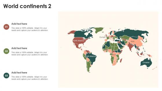 World Continents 2 PU Maps SS