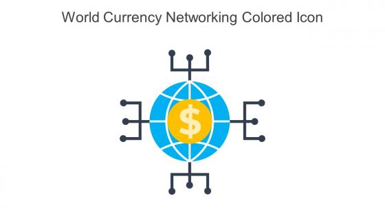 World Currency Networking Colored Icon In Powerpoint Pptx Png And Editable Eps Format