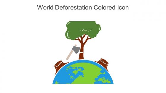 World Deforestation Colored Icon In Powerpoint Pptx Png And Editable Eps Format