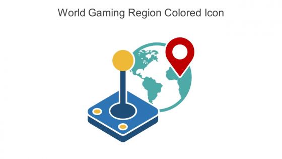 World Gaming Region Colored Icon In Powerpoint Pptx Png And Editable Eps Format
