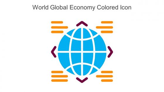 World Global Economy Colored Icon In Powerpoint Pptx Png And Editable Eps Format